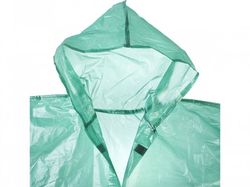 Плащ-дождевик STAYER &quot;MASTER&quot;, материал - полиэтилен, универсальный размер, зеленый цвет 11610