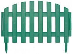 Забор декоративный GRINDA &quot;АР ДЕКО&quot;, 28x300см, зеленый 422203-G