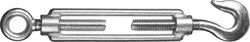 Талреп DIN 1480, крюк-кольцо, М6, 15 шт, оцинкованный, STAYER 30515-06
