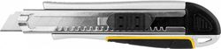 Нож JCB с сегментированным лезвием, метал обрезиненный корпус, автостоп, допфиксатор, кассета на 5 л JLC007