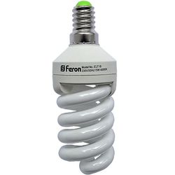 Лампа энергосберегающая КЛЛ 15/840 Е14 D45х100 спираль FERON 4699