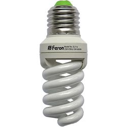 Лампа энергосберегающая КЛЛ 15/840 Е27 D45х100 спираль FERON 4743