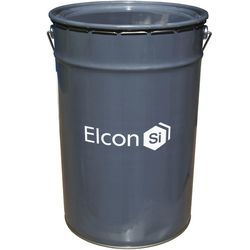 Эмаль термостойкая Elcon серебристо-серая, 25 кг