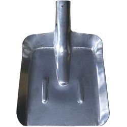 Лопата совковая ЛСП нержавеющая сталь, усиленная (с ребрами жесткости), толщ. 1,5мм (10шт/уп)
